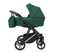 Carrito de bebé Lazzio/marco cobre - COLOR : Verde2, PIEZAS: Tres piezas