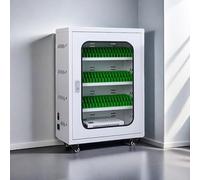 Carrito de carga - Almacenamiento móvil de 30/40/50 bahías para múltiples dispositivos | y solución eficiente y organizada para el aula, 50