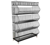 Carrito de cocina de 2/3/4/5 niveles, estante de supermercado rodante, estante de almacenamiento versátil para el hogar, cocina y terraza, ajustable, ahorra espacio