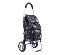 Carrito de comestibles plegable con bolsa extraíble y espacioso carrito de compras con ruedas, fácil almacenamiento, perfecto para comestibles y recados diarios (color: F)