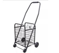 Carrito de comestibles plegable para personas mayores, carrito ligero para subir escaleras, compacto y portátil, ideal para uso doméstico, fácil maniobrabilidad, perfecto para asistencia a personas
