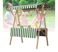 Carrito de comida móvil plegable para negocios, carrito de proveedores con toldo para perros calientes, helados y comida callejera, perfecto para mercados de agricultores y ventas al aire libre, 150 x