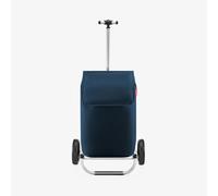 reisenthel Shopping Trolley Dark Blue - Carrito de Compras Ligero y Espacioso para la Compra semanal