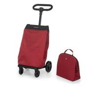 Carrito De Compras 46L GO GO Con Bolsa Térmica Adicional Roja 41 X 58 X 99 Cm