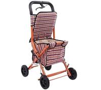 Carrito de compras, carrito de compras plegable, carrito de compras de comestibles, carrito de compras de 4 ruedas para personas mayores, andador plegable con asiento, bolsa de almacenamiento y f