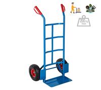 Ecovelò - Carro de Mano portaequipajes con Capacidad máxima de 200 kg, de Acero, con Ruedas neumáticas, portagolpes