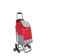 Carrito de compras portátil plegable de 6 ruedas, capacidad de 35 l, carrito de comestibles duradero para un fácil transporte, ideal para compras, viajes y uso diario, solución versátil y práctica