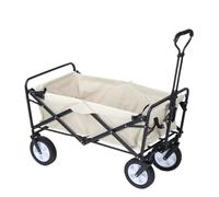 Carrito de Compras portátil y Plegable for Acampar al Aire Libre, for Picnic, con Ruedas Todoterreno, Resistente(C)