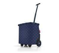 Carrito de compras Reisenthel Carrycruiser azul con estampado