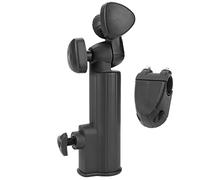 Carrito de con Soporte para Paraguas, Soporte de Plástico, Carrito para Bicicleta, Color Negro