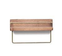 Carrito de ducha de esquina Estante de baño de madera maciza Champú Estante de almacenamiento de cosméticos con gancho Estante para toallas Estantes flotantes Estantes de cocina multifuncionales monta