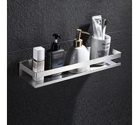 Carrito De Ducha Estante De Baño Perforación Estante Rectangular Estantes Flotantes Champú Gel De Ducha Estante De Almacenamiento Duradero A Prueba De Herrumbre Estantes De Cocina Montados En La Pared