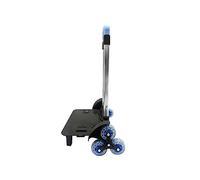 Carrito de equipaje plegable con 6 ruedas, carrito de mano con ruedas para bolsas escolares, mochila de equipaje, 1