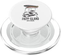 Carrito de Golf Surfer de Fripp Island, Carolina del Sur, Lowcountry SC PopSockets PopGrip para MagSafe