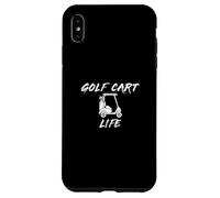 Carrito de golf Vida Divertido Plan de jubilación Golfing Lover Golfer Carcasa para iPhone XS Max
