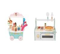 Carrito de helados / Horno de pizza de juguete de madera