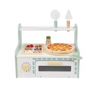 Carrito de helados / Horno de pizza de juguete de madera