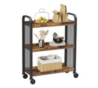 Carrito de isla de cocina rodante con ruedas y ruedas - Carro multifunción para nizat, cocinar y servir - Piel de cocina perfecta para niños pequeños
