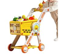 Carrito de la Compra Juguete | Juego De Carrito Supermercado con Accesorios De Juego Simbólico - de Educativo Interactivo para Niños Niñas Preescolar Cumpleaños Regalo