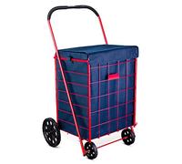Carrito de la compra maletero - 18 x 15 X 24 - cuadrada inferior se adapta cómodamente en un Carrito de la compra estándar. Tapa Y correas ajustables para fácil y segura fijación. Fabricado con