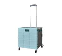 Carrito de la compra plegable portátil, carrito ligero para compras de comestibles, uso conveniente en el mercado, fácil transporte, diseño plegable para una rabia sin esfuerzo