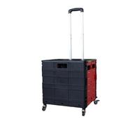 Carrito de la compra plegable portátil, carrito ligero para compras de comestibles, uso conveniente en el mercado, fácil transporte, diseño duradero, plegable para la rabia