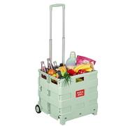 Carrito de la Compra Relaxdays Plegable, Salvia