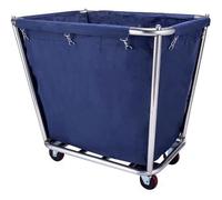 Carrito de lavandería comercial con ruedas | Diseño resistente y espacioso para una gestión eficiente de la lavandería en hoteles, hospitales y empresas