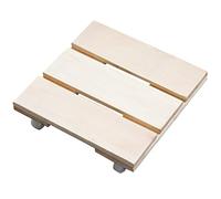Carrito de Madera para Plantas con Ruedas bloqueables, Base Cuadrada Resistente para Plantas, para Interiores y Exteriores, con Capacidad para 110 Libras, Soporte para p