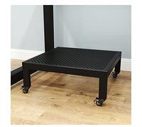 Carrito de metal para plantas de 12/14/16/20 pulgadas, soporte móvil para plantas con ruedas, bandeja para macetas para jardín interior y exterior, soporte duradero para plantas para uso doméstico