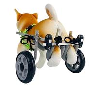 Carrito de movilidad para mascotas para animales discapacitados, soporte ajustable para rehabilitación de problemas de patas traseras