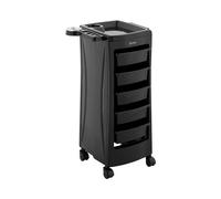 Carrito de peluquería - 10 kg - 5 cajones - soporte para secador - estante de 485 x 380 mm | physa