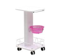 Carrito de peluquería con ruedas para salón de belleza, con estación de almacenamiento, equipo móvil de peluquería, suministros profesionales de peluquería