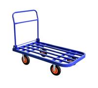 Carrito de plataforma plegable resistente con ruedas de alta capacidad de carga para un fácil transporte y almacenamiento, ideal para logística y distribución (tamaño grande)