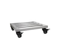 Carrito de rodadura de acero inoxidable con cñas, unidad de plataforma de almacenamiento de derechos pesados para cocinas despensa o garaje, Rust Resistant Organizer Rack para mantener hasta 550 libra