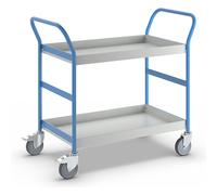 Carrito de servicio con cubetas eurokraft pro, capacidad 15 l