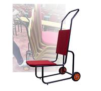Carrito de silla de banquete, plataforma de transporte eficiente para un fácil movimiento, ideal para clubes, fiestas, bodas, hoteles y reuniones