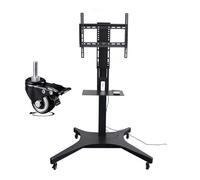 Carrito de soporte motorizado móvil para televisores de 42 a 70 pulgadas, elevación motorizada ajustable con carrera de 90 cm, compatibilidad VESA de 600 x 400 mm, ruedas fáciles para un movimiento