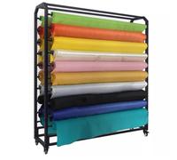Carrito de tela resistente con ruedas, soporte móvil para rollos de vinilo, cuero, películas para ventanas y papel pintado, uso comercial, 130 cm, perfecto para venta al por menor y manualidades