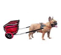 Carrito de tracción para perros con correa, carrito desmontable de gran capacidad para perros medianos y pequeños, ideal para transportar mercancías