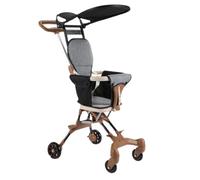 Carrito de viaje para | Cochecito compacto ligero para viajar - Almacenamiento de equipaje de avión Cochecito con dosel extraíble para pasear, viajar