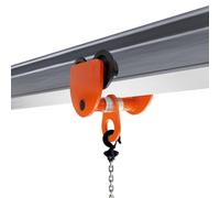 Carrito de vigas de carretilla,Carro deslizante manual 2T con ruedas,Carretilla con riel,Ajuste de ancho 90-140 mm, camión de proyección para obras, muelles, fábricas