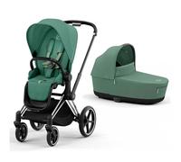 Carrito Duo Priam de Cybex Chrome Black CYBEX-Leaf Green