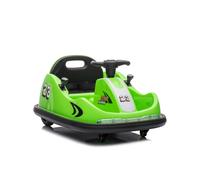 Carrito Eléctrico Para Niños LEAN TOYS Con Control LED Verde