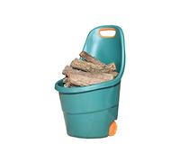 Carrito Garden Multiusos 68 Litros- Carrito de Polipropileno con Ruedas para Leña, Jardinería y Herramientas.