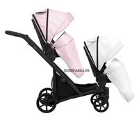 Carrito Gemelar IVENTO DUO GLAM Gemelos - Dos sillitas de coche: SI DOS ASIENTOS ( +200 €), COLOR : Rosa y Azul