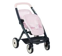 Carrito Gemelar Muñecas Smoby Maxi-Cosi Twin Rosa 2 Plazas