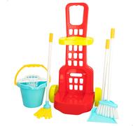 Carrito limpieza juguete con utensilios 5 pzas My Home Colors