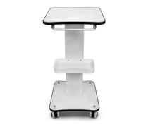 Carrito móvil de 3 niveles para máquina de belleza para spa, soporte para salón de belleza, carrito rodante con bandeja de almacenamiento de instrumentos de belleza