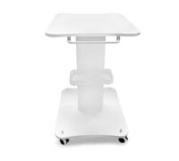 Carrito móvil de 3 niveles para máquina de belleza para spa, soporte para salón de belleza, carrito rodante con bandeja de almacenamiento de instrumentos de belleza